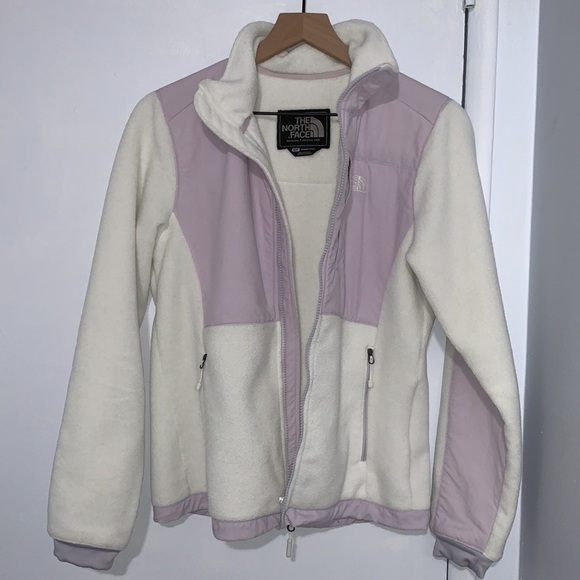 The North Face Denali 2 white and lavender jacket - Picture 14 of 14